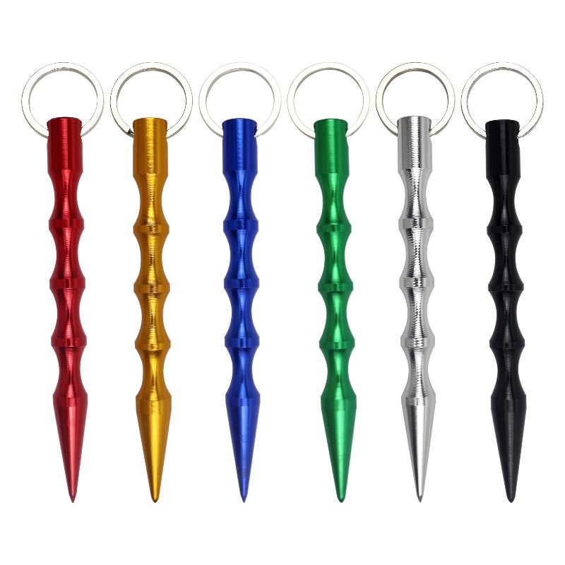 户外女防狼酷棍自卫打架防身袖珍暗器短棍战术笔救生掌棍钥匙棍