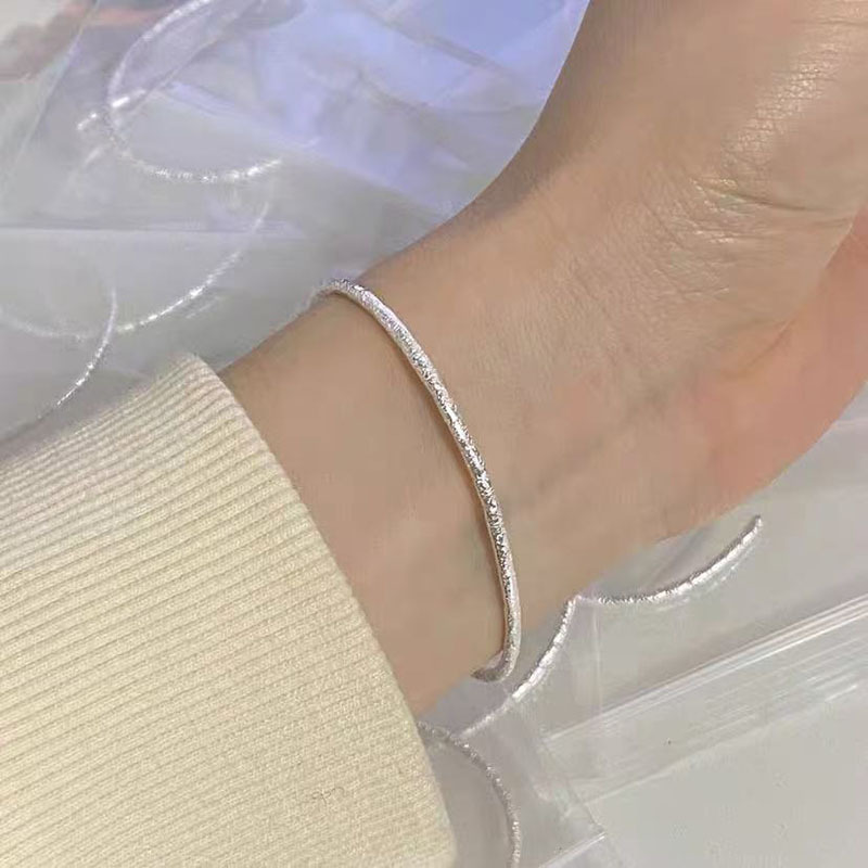 不规则仿珍珠S925镀银手链女时尚简约轻奢冷淡风天然淡水珍珠手饰|undefined