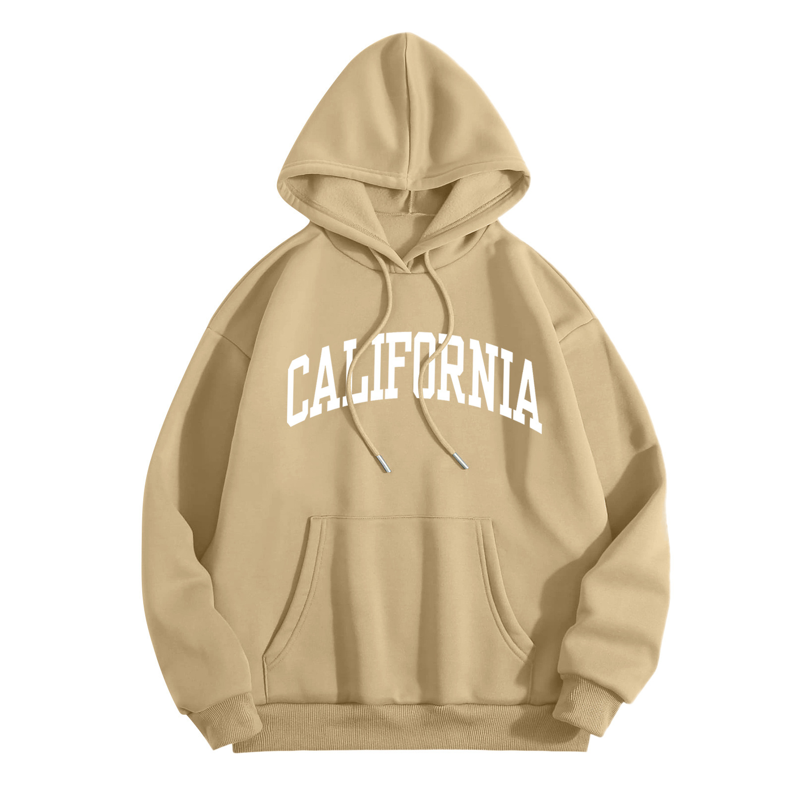 Estación independiente de comercio exterior de suministro transfronterizo CALIFORNIA impreso capucha con capucha manga larga otoño e invierno europeo y americano image 8