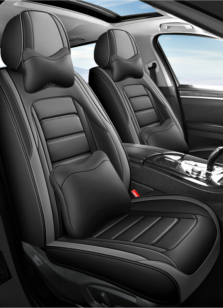 25 Cross-Border New Car Seat Cushions, Universal for All Seasons, Full Leather Seat Covers, Fully Enclosed Seat Covers, Car Universal Seat Cushion Factory