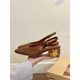 Modern lady! Elegant Square-toe Woven Hare Sandals Women's Spring 2025 Crystal Heeled Shoes