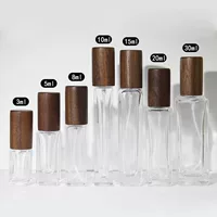 Парфюмерная бутылка с деревянной крышкой 3ml5ml10ml15m30 ml Высококлассная парфюмерная стеклянная бутылка парфюмерная бутылка