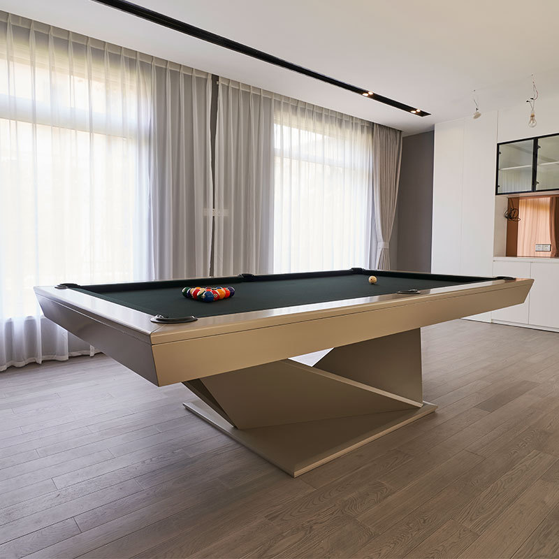 Mesa de billar estándar para el hogar, mesa de billar americano negro para adultos, mesa de billar 2 en 1, sala de entretenimiento de casos de billar