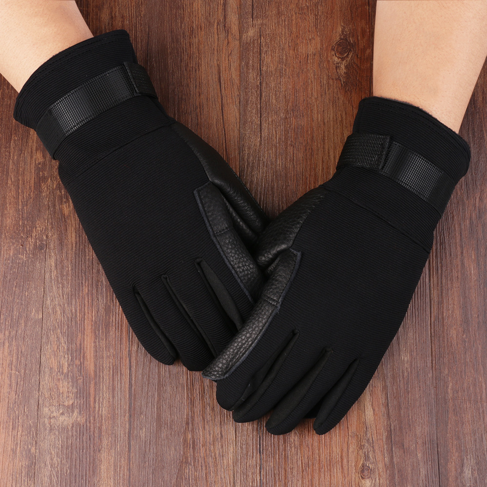 Guantes de caída de cable al aire libre Montañismo Escalada en roca descenso rappel guantes de entrenamiento antideslizantes resistentes al desgaste Deportes guantes de entrenamiento militar