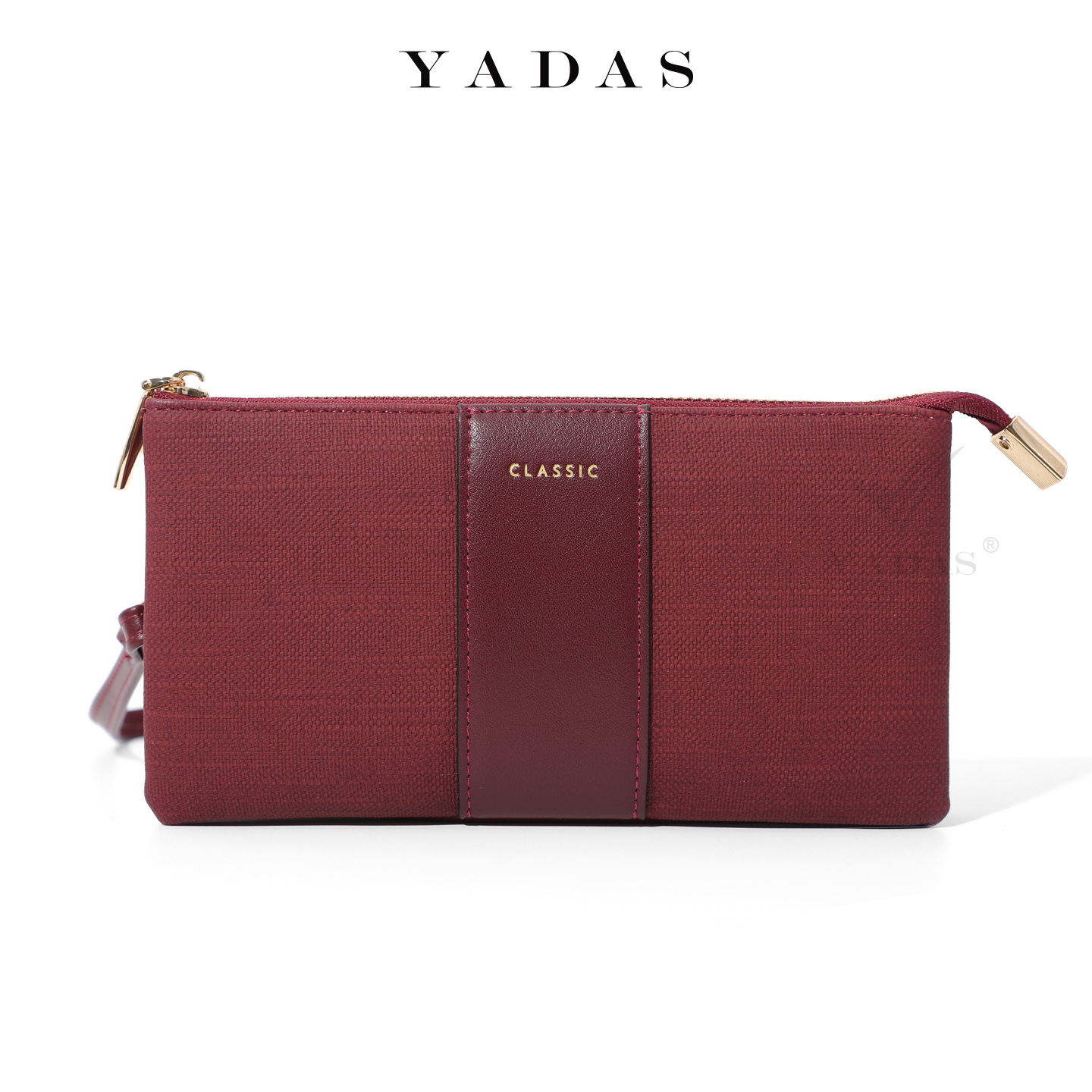 Nueva cartera coreana YADAS bolso de teléfono móvil de gran capacidad pulsera de moda ultra delgada bolso de cambio de plata