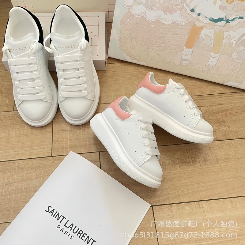 麦昆儿童小白鞋男童2025新款春秋百搭高端板鞋学生白色运动鞋女童|undefined