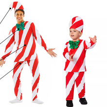 现货 服装 儿童糖果拐杖扮演cos校园节日舞台表演服儿童演出服