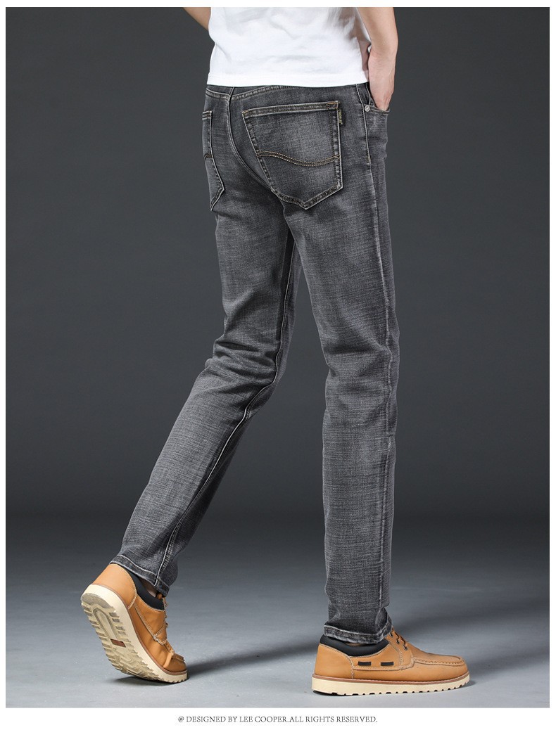 Ligne de pantalons pour hommes Light Luxury Cow Goods Original Jeans_voghion.com