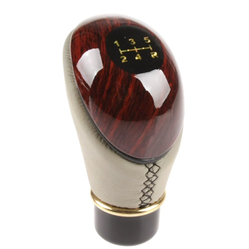 Головка ручной шестерни кожаная головка шестерни имитация персикового дерева Модифицированная автомобильная ручка переключения передач Универсальная индивидуальная ручка переключения передач мяч