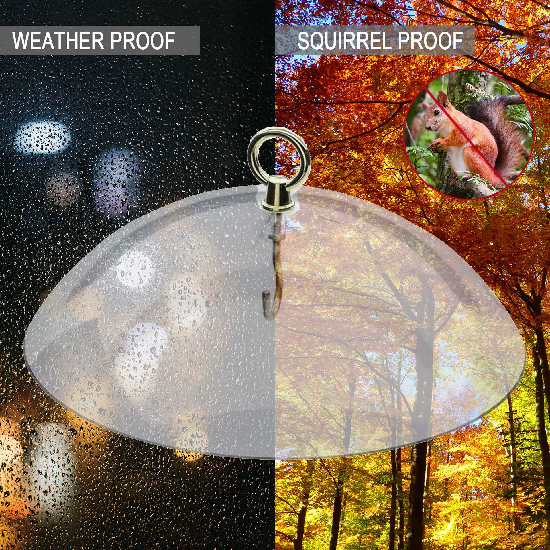 Кормушки Птица Защитная Крышка