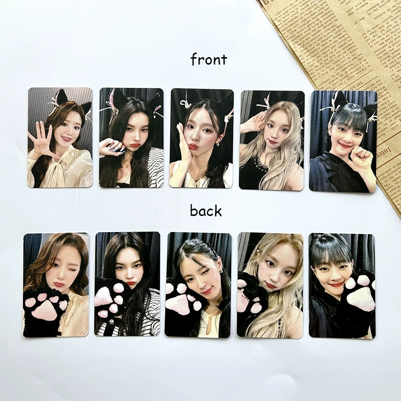 (G)I-DLE "iFeek" KMS спецкарта скрытая карта открытка двусторонняя карта звезда вокруг