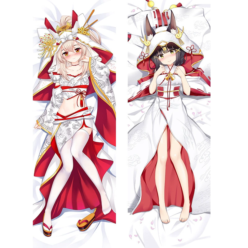 Наволочка для подушки в стиле Azur Lane Nagato лоли, полутелая, для обнимания, длинная наволочка для подушки