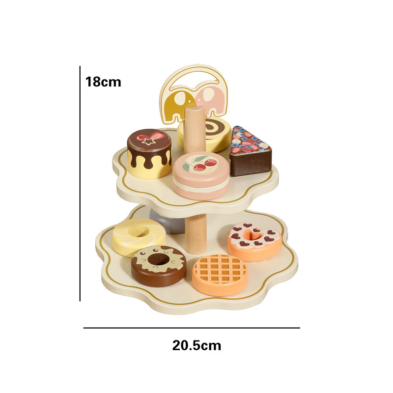 スイートガールままごと誕生日ケーキアフタヌーンティーデザートチーズ456シミュレーションギフトかわいいMM|undefined