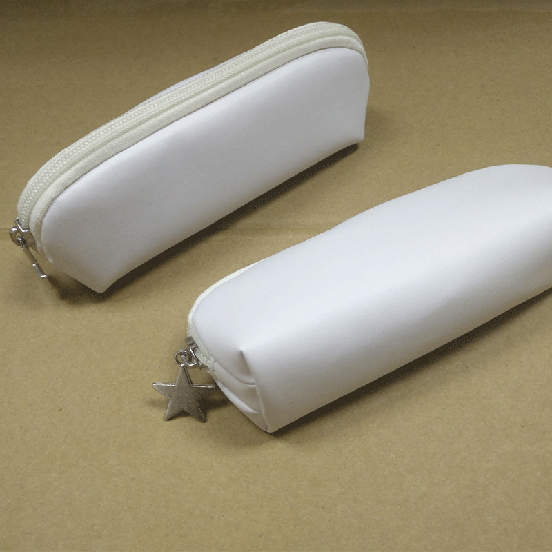 Bolsa de lápiz de cuero estereoscópico hermoso simple bolsas de papelería bolsas de almacenamiento de lápiz estudiantes caja de lápiz de gran capacidad