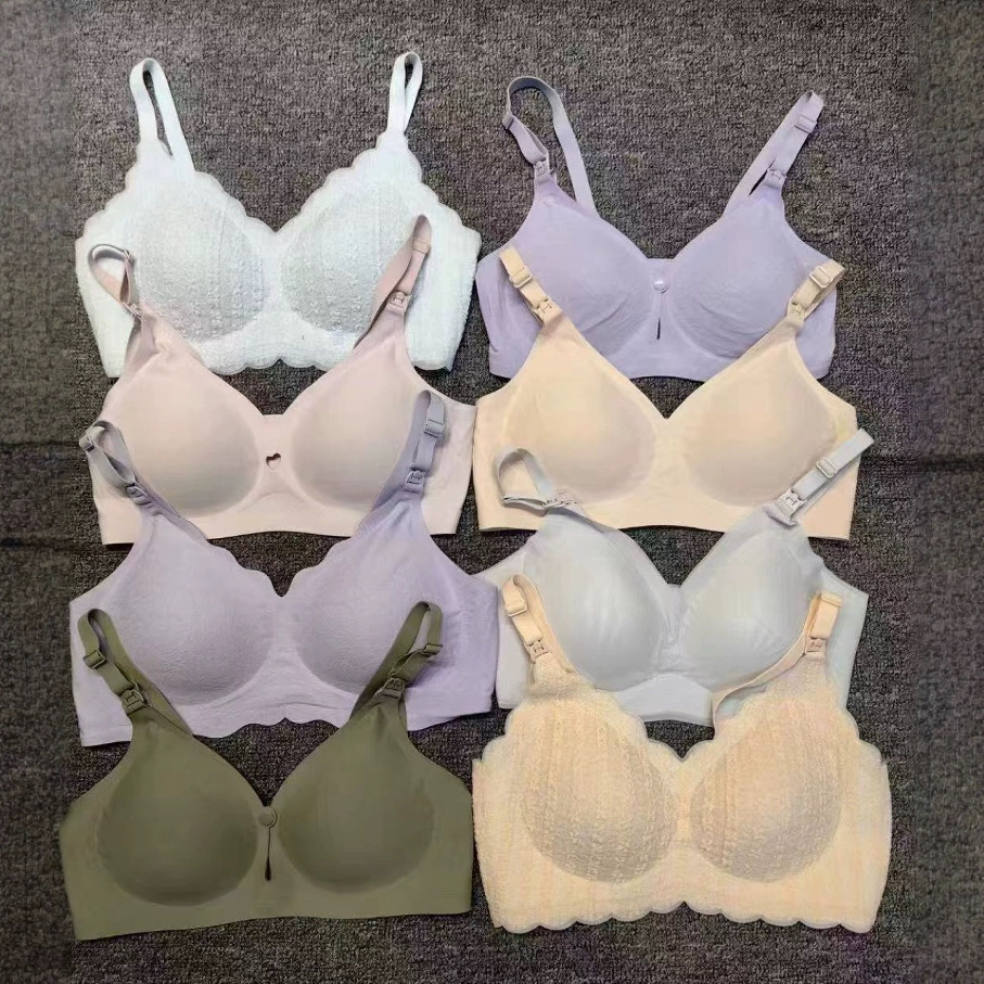 Ropa interior de lactancia, senos pequeños, recolección, anti-flacidez, lactancia posparto, sujetador de leche materna, mujeres embarazadas, período delgado de verano durante el embarazo