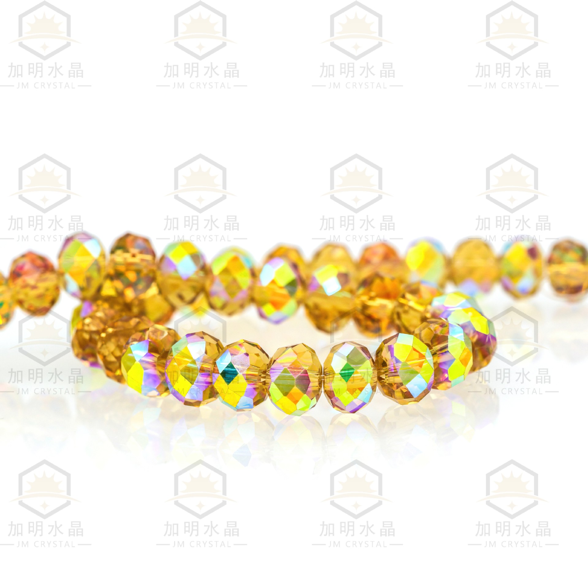 2 / 3 / 4 / 6 / 8 / 10MM imitación de Swarovski K9 buca austriaca ábaco de perforación de cristal de cristal