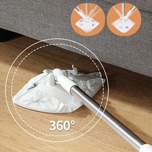 Face Towel, Electrostatic Dust Removal Mop, Household One-Mop, Lazy Mop, Kitchen Flat Mop, Wet Wipe Device
