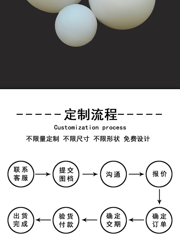 工业耐磨防震硅橡胶球