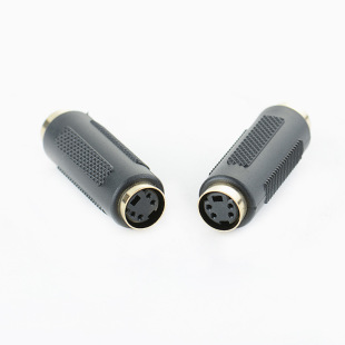 S-Video Line 4 Core Adapter Video Butt Extension Adapter Copper Gold Plated S Terminal Female to Female Extension Head