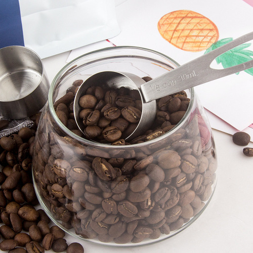 304 stainless steel measuring spoon 10g coffee bean fruit powder spoon sugar spoon milk powder spoon roasted coffee spoon measuring spoon 30ml