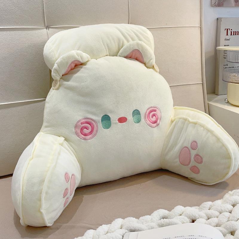 White cat medium size [65x40cm suitable for chairs]