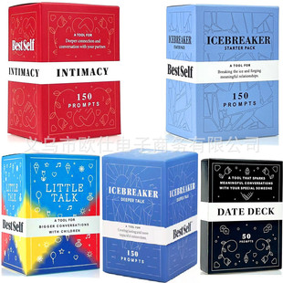 English Couple Dialogue INTIMACY Deck by Best Self 150 Romantic Couple Cards