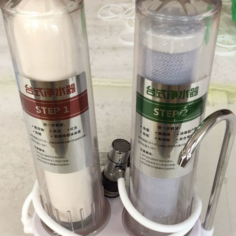 Настольный прозрачный фильтр крана Пин фильтра воды из крана кухни очистителя воды домочадца очистителя воды