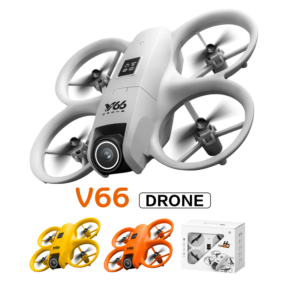Cross-Border New Product V66 Drone Electronically Controlled Camera Aerial Photography Optical Flow Fixed Height Aircraft 1 Foreign Trade Remote Control Small Aircraft