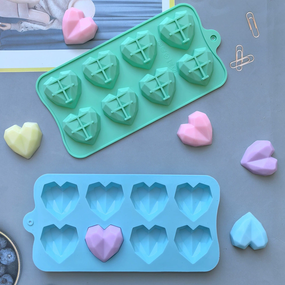 Десерт из шоколада 8 Lian Diamond Love 110 Candy Pudding Dessert Dessert Cake Decoration Plug -in Kitchen Baking