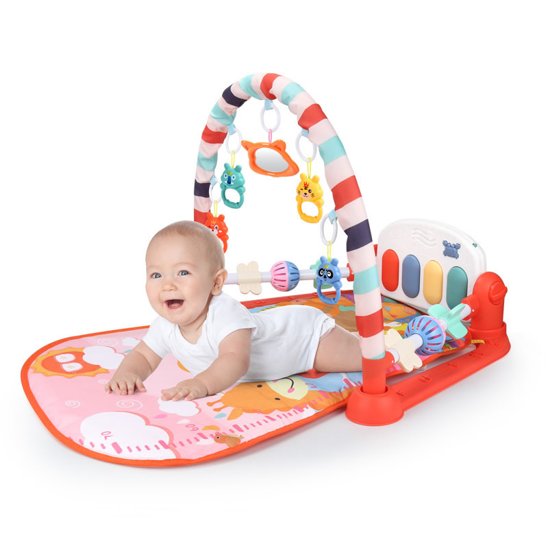 Sudeste asiático bebé juguete pedal piano fitness rack manta dispositivo inteligencia bebé recién nacido tres meses bebé pedal piano