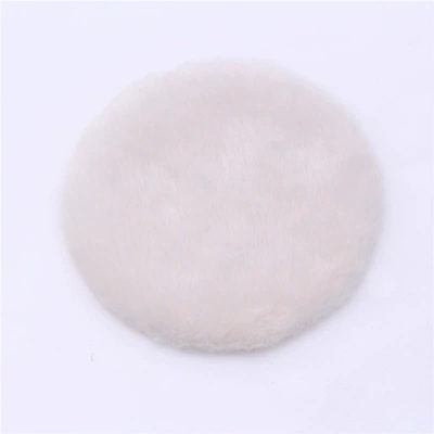 Living Room Memory Foam Mat, Trendy and Stain-Resistant, Suitable for Live Streaming Rooms and as a Floor Mat (Wool pad) - standard-beige-round-12cm