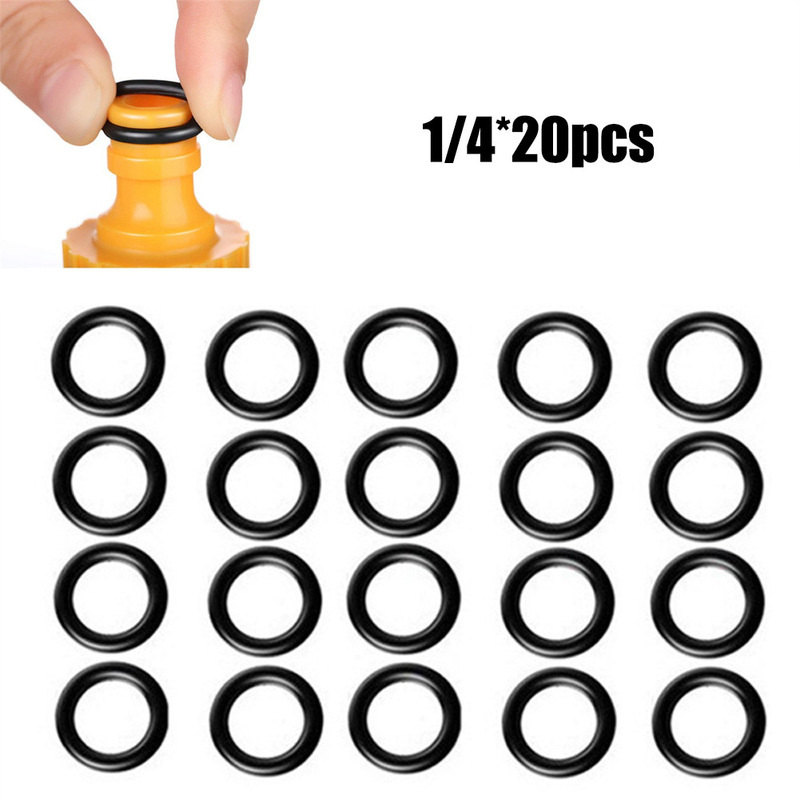 Cross-border high-pressure washing machine O-ring 1/4 M22 quick connector seal ring set of 20 accessories Cross-border high-pressure washing machine O-ring 1/4 M22 quick connector seal ring set of 20 accessories