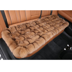 Thick Warm Fox Fur New Car Seat Cover Set of Three Manufacturer Wholesale Winter Fuzzy Thick Ass Cushion