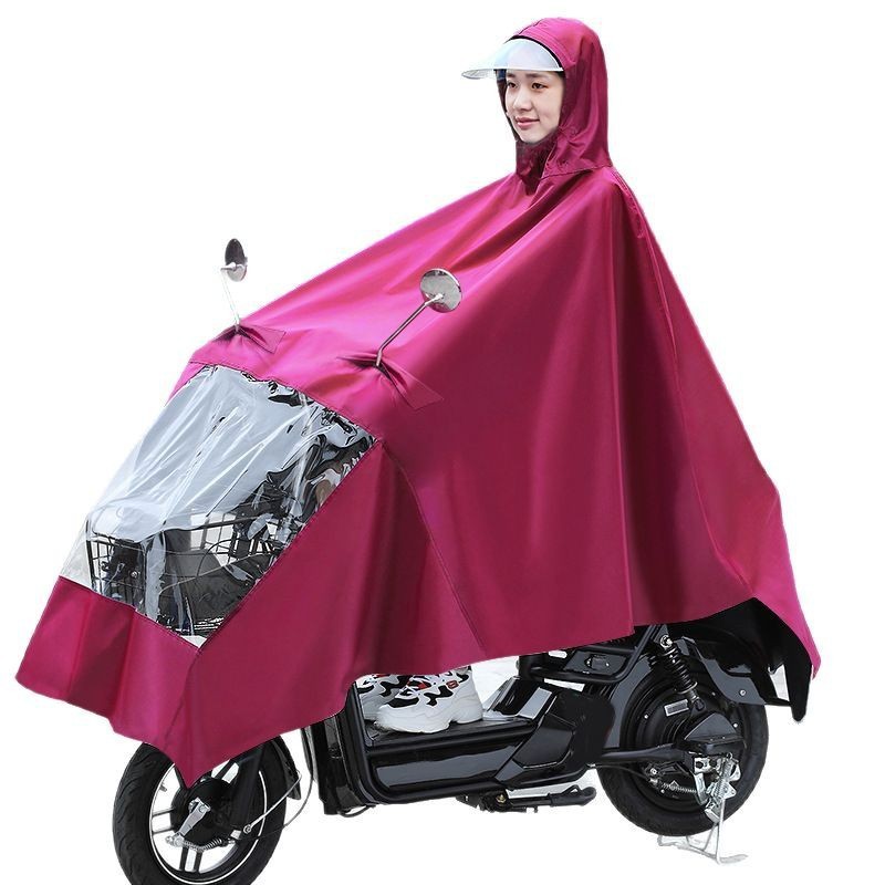 Motocicleta personalizada chaqueta de lluvia coche eléctrico chaqueta de lluvia batería bicicletas largo cuerpo completo tormenta doble chaqueta de lluvia aumentada