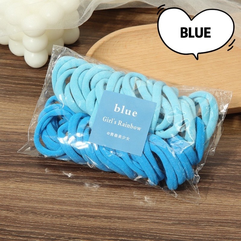 Anillo de cabello desechable correa de goma niñas no lastimar cabello pequeño viento fragante duradero delgado engrosar la cuerda de cabello anillo de cabello bolsa de adornamiento para el cabello