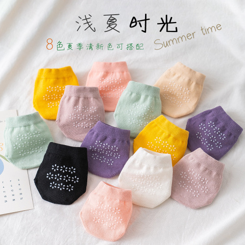 Half-length socks for women's forefoot cotton socks with shallow mouth, thin summer style, invisible glue, non-slip, non-falling, high-heeled shoes, half-length socks