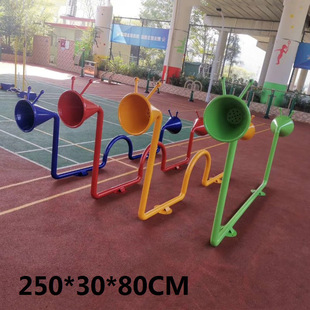 Cartoon Acoustic Phone Large Outdoor Park Toy Community Amusement Equipment Stainless Steel Acoustic Phone Worm Phone