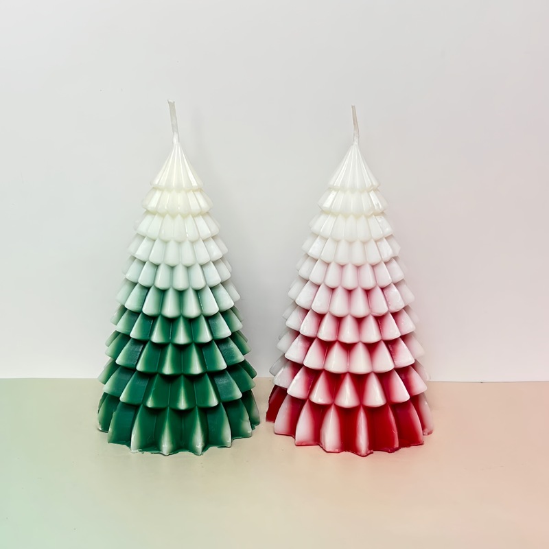 クリスマスツリーキャンドルクリスマスオーナメントギフトキャンドルクリスマスデコレーションキャンドルギフトボックスお土産クロスボーダー卸売|undefined