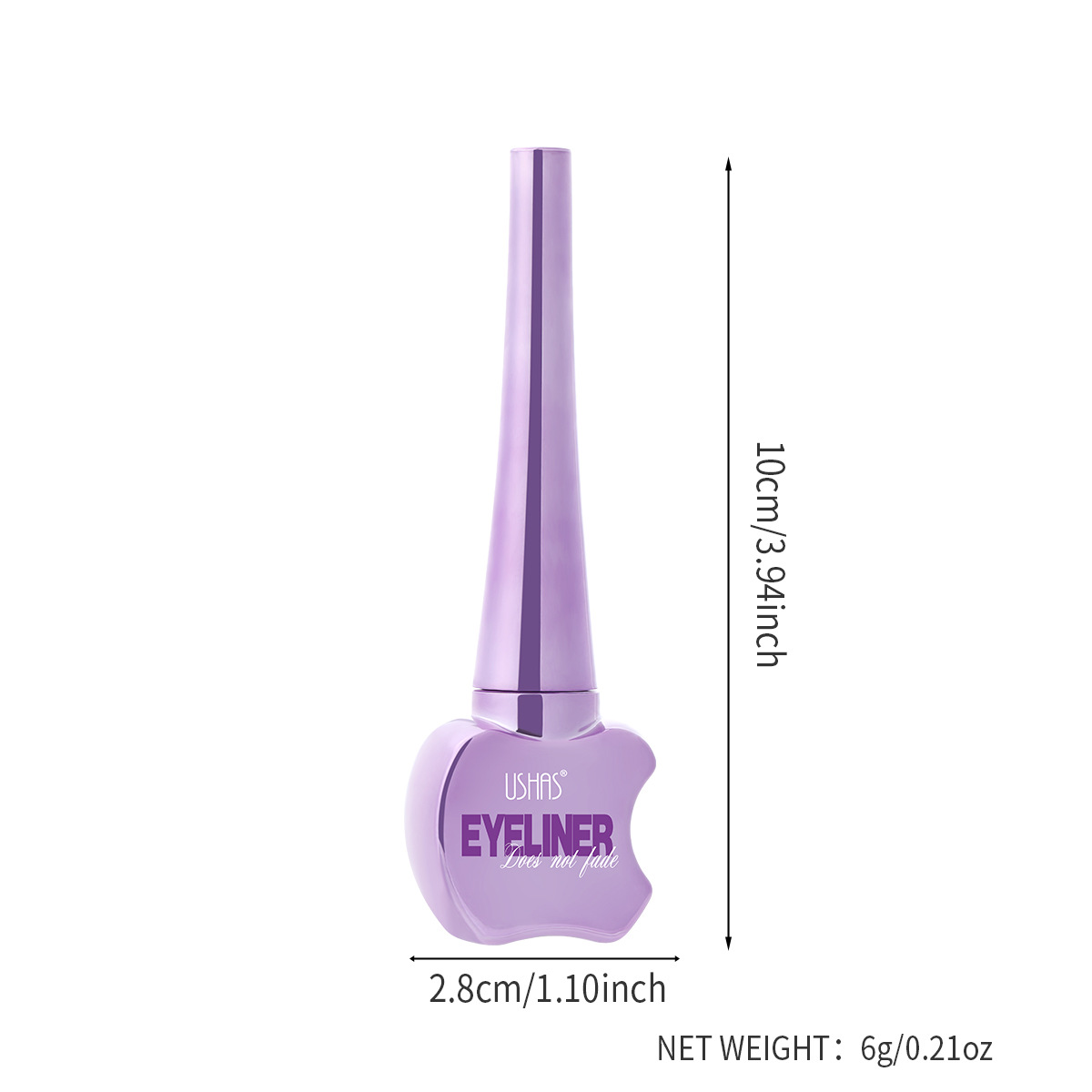 USHAS línea de ojos transfronteriza europea y americana no decoloración no es fácil de manchar líquido impermeable línea de ojos líquida EL679
