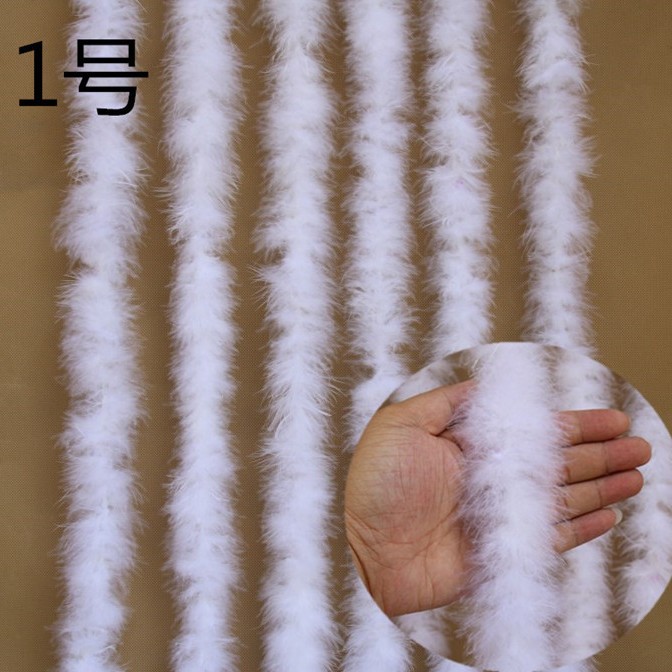 厂家供应手工火鸡羽毛条、彩色羽毛、白色羽毛颜色不限批发