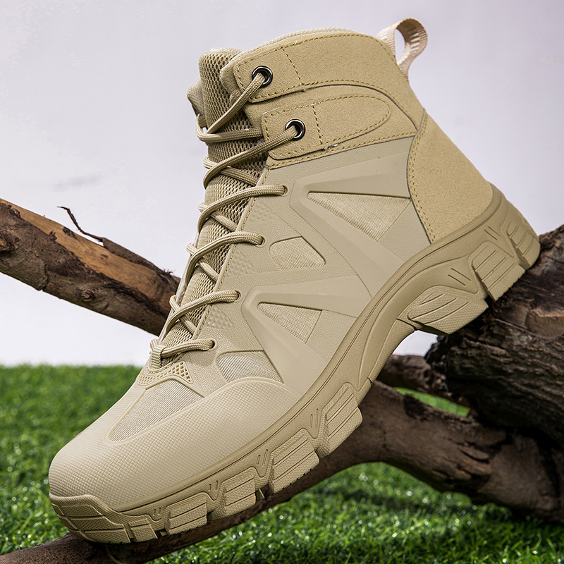 Nuevas botas tácticas de comercio exterior botas militares antideslizantes transpirables de gran tamaño para hombre