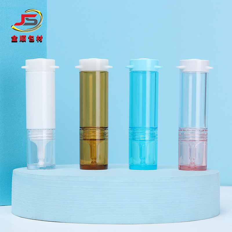 现货滴管瓶AS塑料10ml15ml化妆品瓶乳液超声刀原液瓶 按压滴管瓶