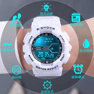 Reloj para hombres y mujeres deportes al aire libre multifuncional reloj electrónico digital luminoso impermeable estudiante reloj electrónico