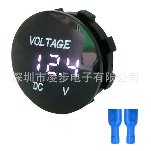 Modified car battery voltmeter DC LED digital display 12V motorcycle on-board voltmeter detector 24V