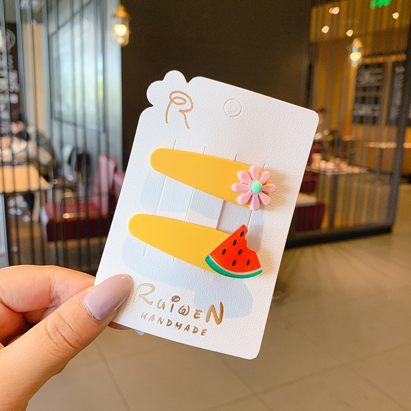 Clip de verano Corea del Sur lindo traje roto horquilla Accesorios para el cabello para niños