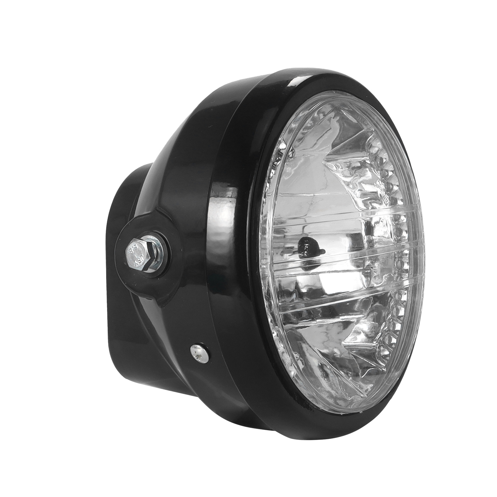 7 inch Motorcycle Headlight Angel Eye LED Turn Signal H4 Headlamp Assembly