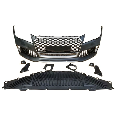 Suitable for Audi 09-15 A7/S7 models, for RS7-style body kit upgrades, specifically designed for the front bumper and front fascia of the S7/RS7