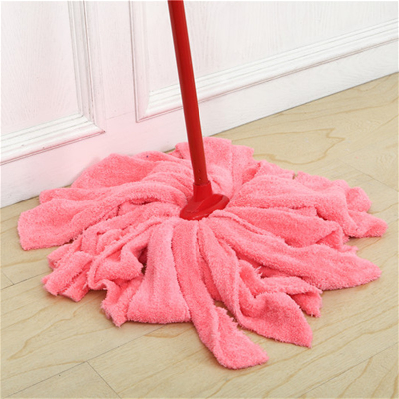 Factory wholesale household coral fleece mop absorbent good old-fashioned cheap wet and dry mop mop head department store