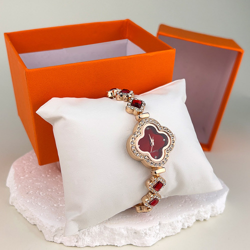 New Elegant High-End Watch Gift Box with Solid Feel, New Watch Box, Armani Orange and Black Gift Box, Thick Watch Case