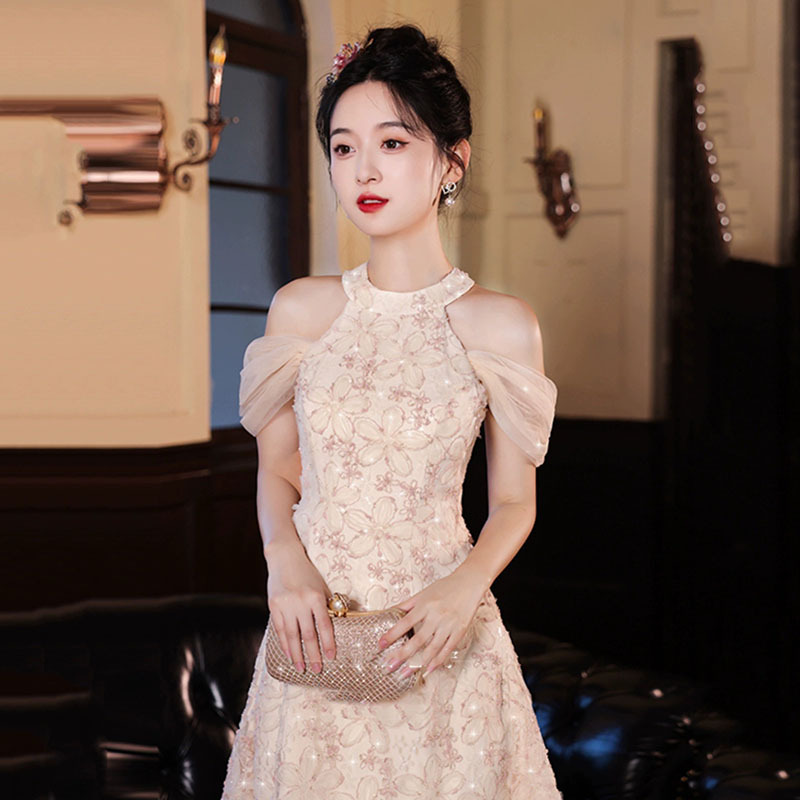 Evening Dress for Women, Accessible Luxury Niche, Classy and Classy, Small Toast Dress, Bride Can Usually Wear Engagement Clothes